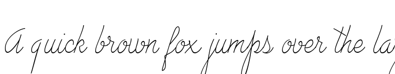 Preview of Advertising Script Monoline Regular font