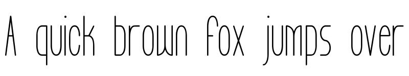 Preview of Aeg Flyon Now Regular font