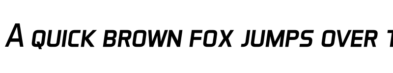 Preview of Aero Matics Display Italic font