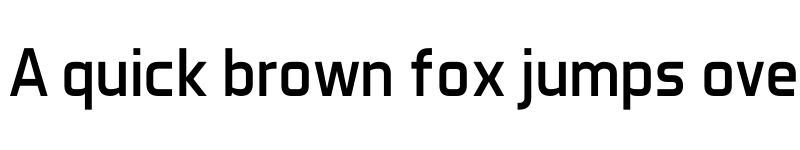 Preview of Aero Matics Regular font