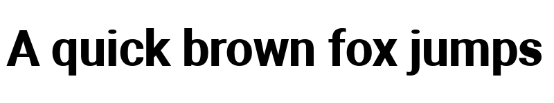 Preview of Aerodynamic Bold font