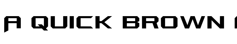 Preview of Aeromatics NC Regular font