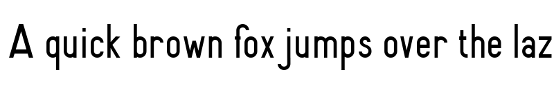 Preview of Aeronef Regular font