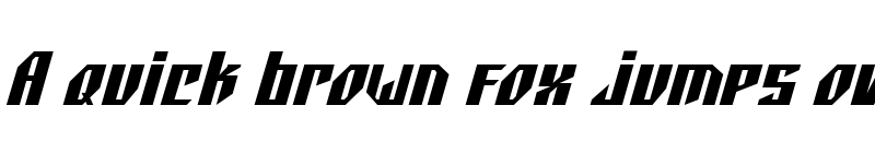 Preview of AEROSWIFT Regular font