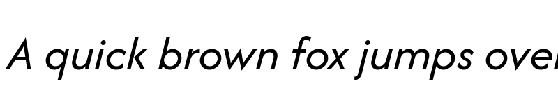 Preview of Afacad Italic font
