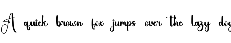 Preview of Affection Regular font