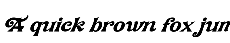 Preview of Affistory Italic font