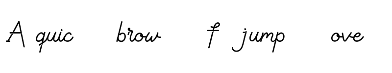 Preview of Affriel Regular font