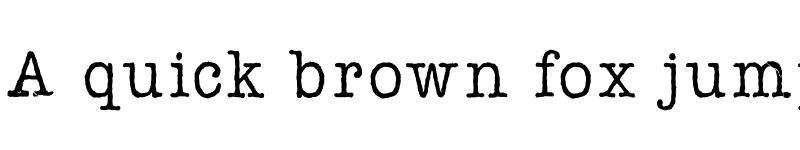 Preview of AFL Font nonmetric Medium font