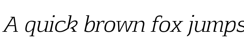 Preview of Afta serif Italic font