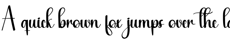 Preview of Afternoon Regular font