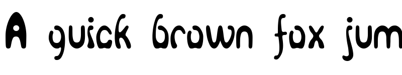 Preview of Agafont Regular font