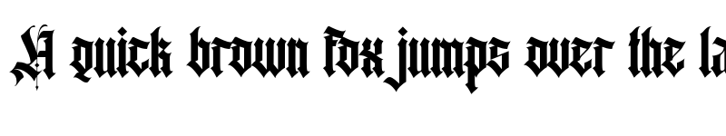 Preview of Agathiqy Regular font