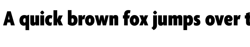 Preview of Agenda BlackCondensed font