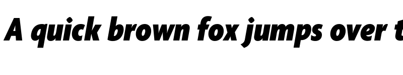 Preview of Agenda BlackCondItalic font