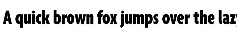 Preview of Agenda BlackExtraCondensed font