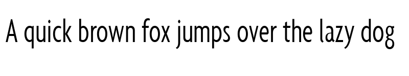 Preview of Agenda LightExtraCondensed font