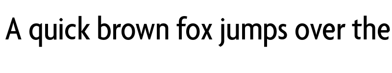 Preview of Agenda MediumCondensed font