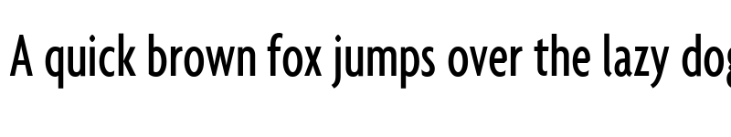 Preview of Agenda MediumExtraCondensed font