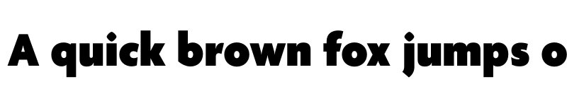 Preview of Agenda One Black font