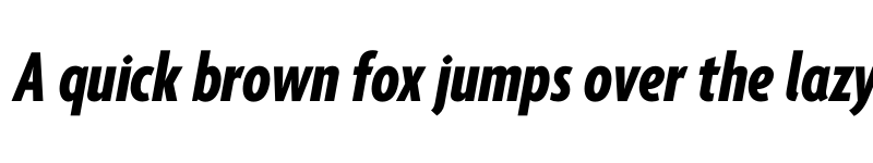 Preview of Agenda One Extra Condensed Extra Bold Italic font