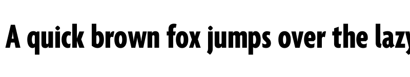 Preview of Agenda One Extra Condensed Extra Bold font