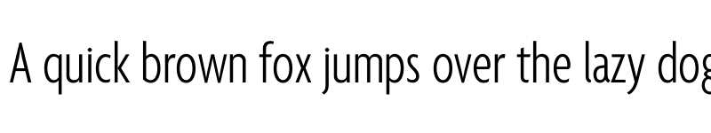 Preview of Agenda One Extra Condensed Light font