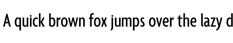 Preview of Agenda One Extra Condensed Medium font