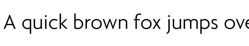 Preview of Agenda Regular font