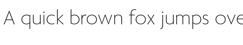 Preview of Agenda Thin font