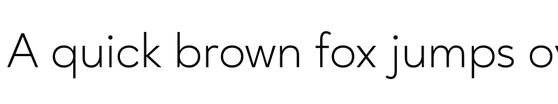 Preview of Ageo Trial Light font