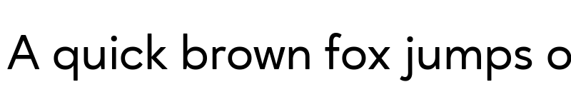 Preview of Ageo Trial Medium font