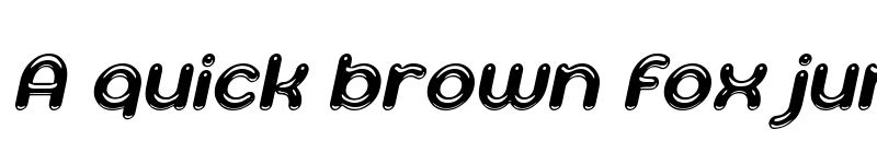 Preview of Ageta Chubby Demo Italic font