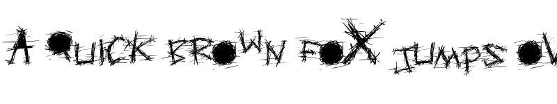 Preview of Aggressive Angry Baby Killer ganz verr?ckt font