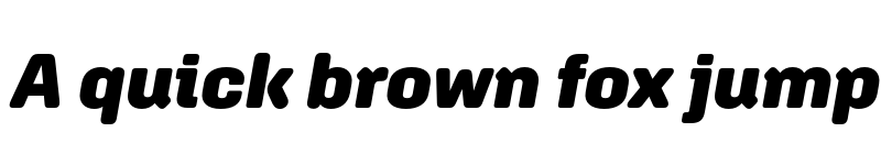 Preview of Aglet Sans Black Italic font