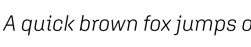 Preview of Aglet Sans Light Italic font