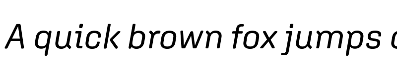 Preview of Aglet Sans VF Italic font