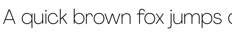 Preview of Agrandir Thin font