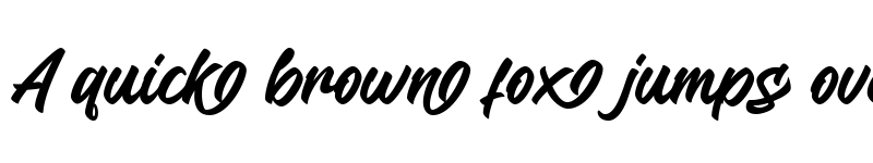 Preview of Agustin Regular font