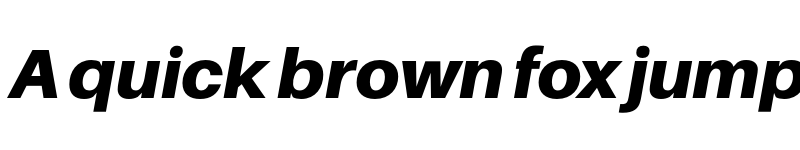 Preview of Aileron Black Italic font