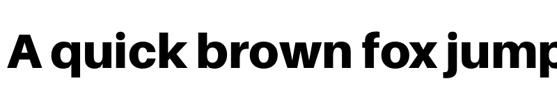 Preview of Aileron Black font