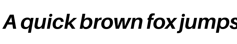 Preview of Aileron Bold Italic font