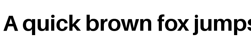 Preview of Aileron Bold font