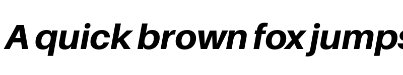 Preview of Aileron Heavy Italic font