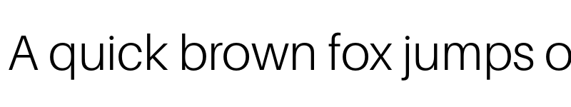 Preview of Aileron Light font