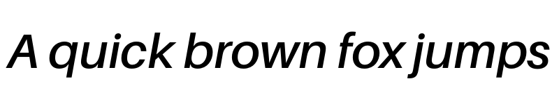 Preview of Aileron SemiBold Italic font