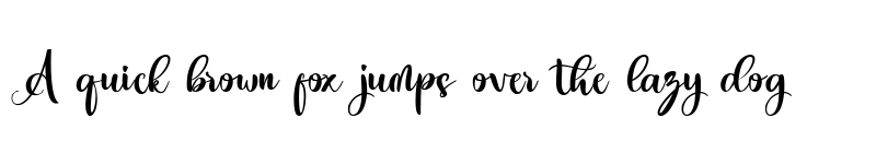 Preview of Aimyla Regular font