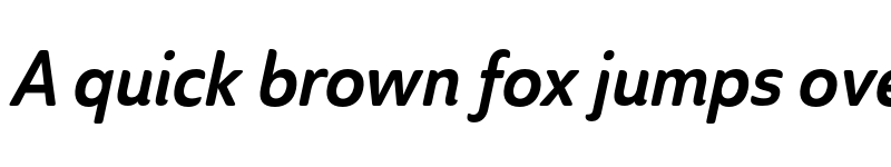 Preview of Ainslie Sans Cond Bold Ital font