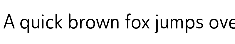 Preview of Ainslie Sans Cond Regular font