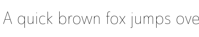 Preview of Ainslie Sans Cond Thin font